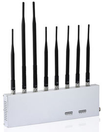 3G/4G/WIFI/+GPS Cell Phone Signal Jammer , Portable Cell Phone Signal Blocker Device