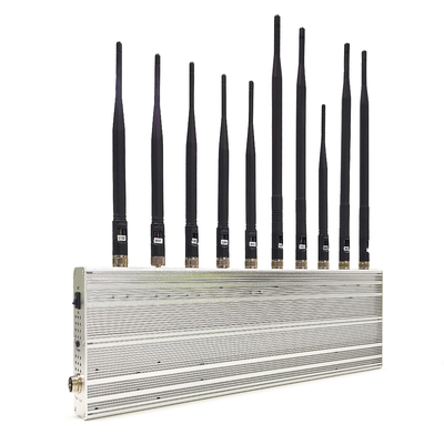 Aluminium Alloy Cell Phone Signal Jammer GPS Mobile Phone Jammer 16W