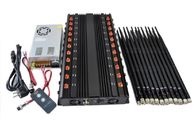 1 - 40m Jamming Range Cell Phone Signal Jammer EST-502F22 22 Bands 44W Total Output