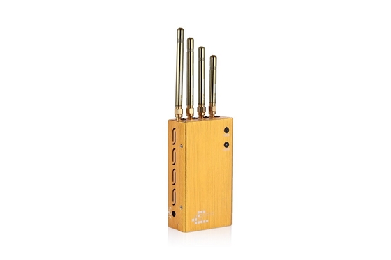 4 Antennas GPS Signal Jammer 2500mAh Portable Indoor WIFI Mobile Phone