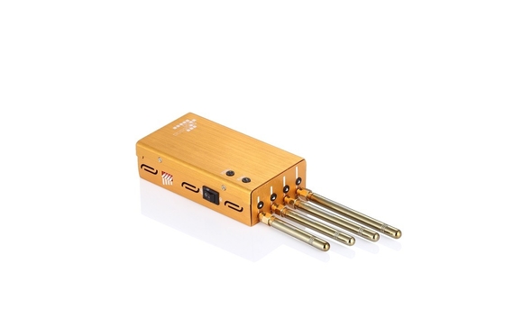 4 Antennas GPS Signal Jammer 2500mAh Portable Indoor WIFI Mobile Phone
