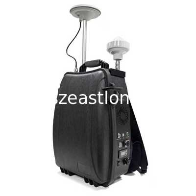 Rango de GPS de 5000m, Spoofing GNSS con batería incorporada para bloqueo anti-drones con software de control